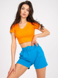 Elegante blaue Shorts