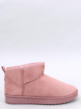 Niedrige Damen-Schneestiefel Rosa