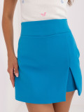 Eleganter blauer Rock