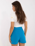 Eleganter blauer Rock