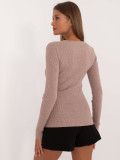 Eleganter beiger Pullover