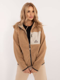 Stylischer Kapuzenpullover in Beige