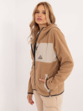 Stylischer Kapuzenpullover in Beige
