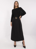 Eleganter Maxi-Rock in Schwarz