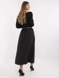 Eleganter Maxi-Rock in Schwarz