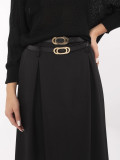 Eleganter Maxi-Rock in Schwarz