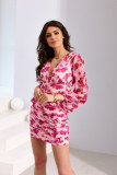 Figurbetontes Kleid Amanda mit Puffärmeln