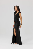 Noelia – Maxi-Kleid in Schwarz