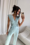 Lunaria Jumpsuit in Mintfarbe