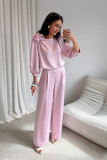 Giana Bluse in Hellrosa