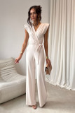 Vanillefarbener Jumpsuit Lunaria