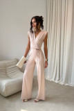 Lunaria Jumpsuit in hellem Beige