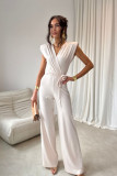 Vanillefarbener Jumpsuit Lunaria