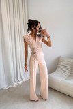 Lunaria Jumpsuit in hellem Beige