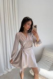 Catlin – Mini-Kleid in hellem Beige