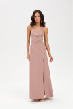 Maxi-Kleid Amara in Cappuccino