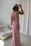 Adeline – Maxi-Kleid in Rosa