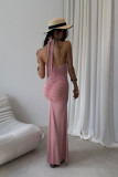 Adeline – Maxi-Kleid in Rosa