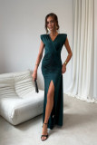 Noelia – Maxi-Kleid in Flaschengrün