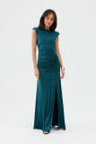 Maxikleid in Flaschengrün
