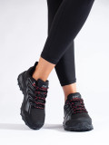 Damen Trekking Schuhe Schwarz Softshell