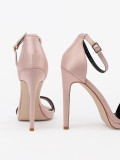 Beige Damen Sandalen mit Absatz