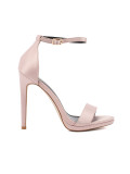 Beige Damen Sandalen mit Absatz
