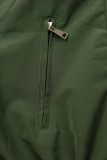 Beidseitig tragbare Frühlings-Wendeparka khaki