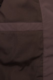 Steppjacke für den Winter Weinrot