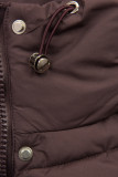 Steppjacke für den Winter Weinrot