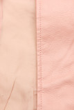 Lederimitatjacke im Biker-Look rosa