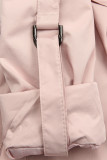 Übergangsjacke/Mantel mit Kapuze, Rosa