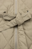 Wendejacke Dunkelbeige/Leopardenmuster