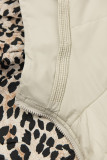 Wendejacke Beige/Leopardenmuster
