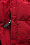 Winterjacke mit Kordel Rot