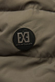 Damen-Winterjacke mit Kapuze FLURRY Dunkelbeige