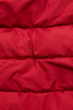 Parka mit kuschelig gefütterter Kapuze rot