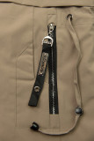 Damen Winterparka mit Taillenzug Beige