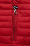 Steppjacke mit Kapuze Rot