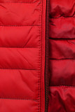 Steppjacke mit Kapuze Rot