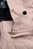 Beidseitig tragbare Jacke in Rosa