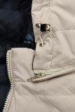 Beidseitig tragbare Jacke in Beige