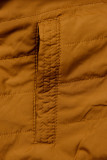 Wendejacke mit abnehmbarer Kapuze Schwarz/Karamell