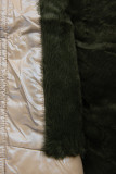 Winterjacke für Mädchen Glänzend Grün