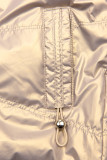 Jacke mit Kapuze Champagne Gold