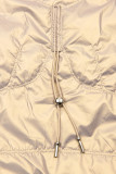 Jacke mit Kapuze Champagne Gold