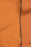 Sweatjacke mit Reißverschluss terakota