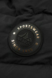 Schwarze Damen-Winterjacke im Langschnitt BLIZZARD