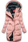Winterjacke mit kuscheliger Teddy Fleece rosa