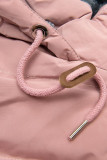 Winterjacke mit kuscheliger Teddy Fleece rosa